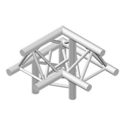 Eurotruss FD–33-LD L/R 30x30 Cm Üçgen Truss 90º Köşe (3 Yön)