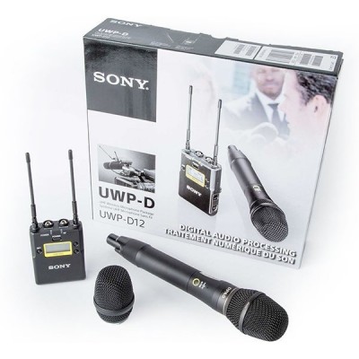 Sony UWP-D12 El Tipi Kablosuz Kamera Mikrofonu