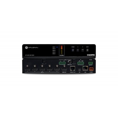 Atlona AT-UHD-SW-5000ED 5x2 2xHdBaset 3xHdmı Giriş 1xHdmı 1xHdBaset Çıkış Matrix Switcher 