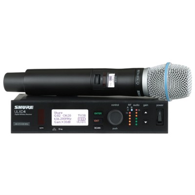 Shure ULXD24E/B87A Kablosuz El Mikrofonu