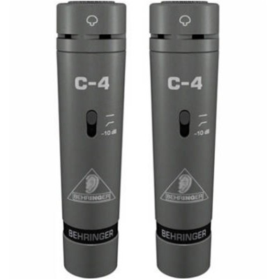 Behringer C-4 Kondenser Stüdyo Kayıt Mikrofonu Seti (Çift) (Oz)