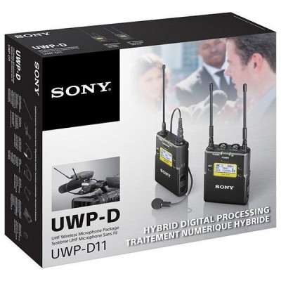 Sony UWP-D11 Yaka Tipi Kablosuz Kamera Mikrofonu