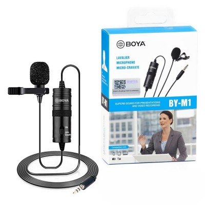 Boya BY-M1 Dslr Yaka Tip Youtuber Mikrofonu (Kamera/Telefon)