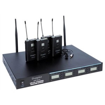 Doppler DM400B 4 lü Kablosuz Yaka Mikrofonu
