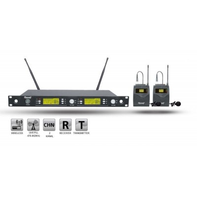 Roof R1250HK 2 li Kablosuz Headset + Kürsü Mikrofonu
