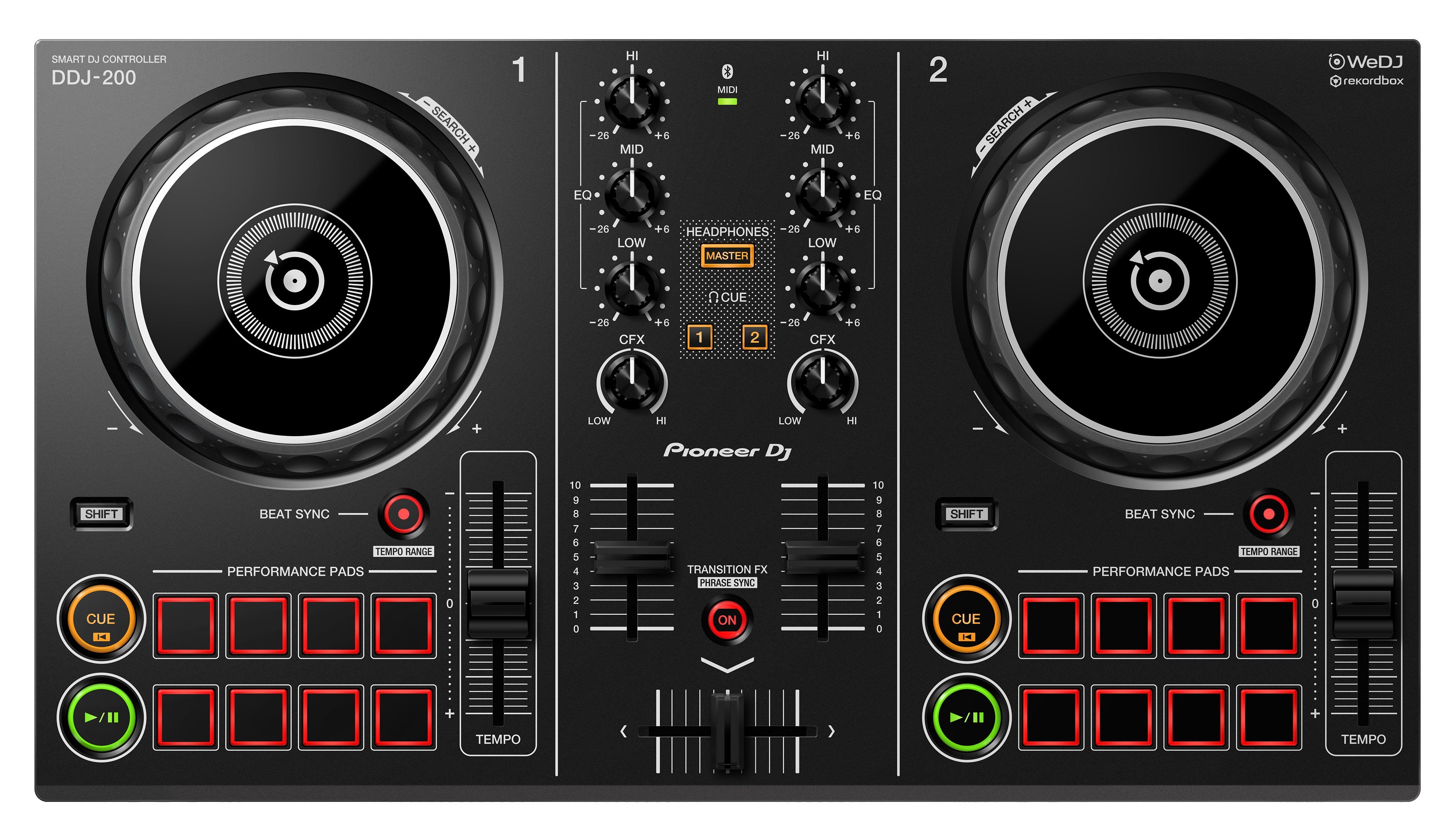 Pioneer DDJ-200 2 Kanal Dj Controller - mars010078