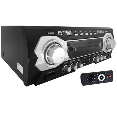 DENOX DXV-LOGIC 802 MIC  5 Kanal Mikser Amplifikatör 120 Watt/4Ohm