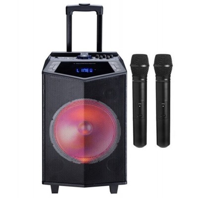 OYILITY DK-15 15" Taşınabilir Hoparlör 400 Watt Kablosuz Mikrofon