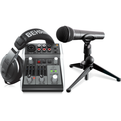 Behringer PODCASTUDİO 2 USB Stüdyo Kayıt Paketi (Oz)