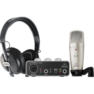 Behringer U-PHORİA STUDİO Stüdyo Kayıt Paketi (Oz)