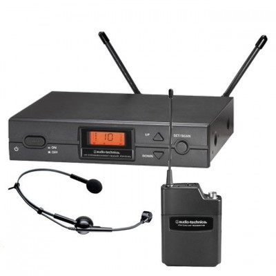 Audio Technica ATW-2110B/HC1 Kablosuz Headset Mikrofonu