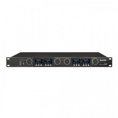 Htdz HT-640 4 Alıcılı Kablosuz Mikrofon Sistemi Merkezi 