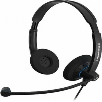 Sennheiser SC 60 ED Kablolu Mikrofonlu Hd Ofis Çağrı Merkezi Kulaklığı (Bi)