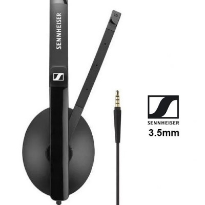 Sennheiser SC 165 Kablolu Mikrofonlu Ofis Çağrı Merkezi Kulaklığı (Bi)