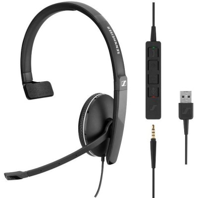 Sennheiser SC 135 USB CTRL Usb Kablolu Mikrofonlu Ofis Çağrı Merkezi Kulaklığı (Bi)