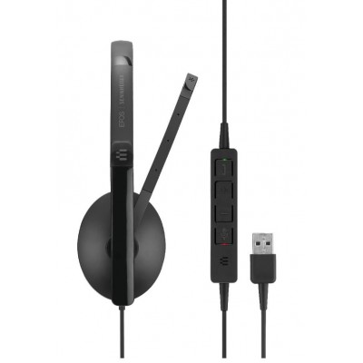 Sennheiser SC 160 USB CTRL Usb Kablolu Mikrofonlu Ofis Çağrı Merkezi Kulaklığı (Bi)
