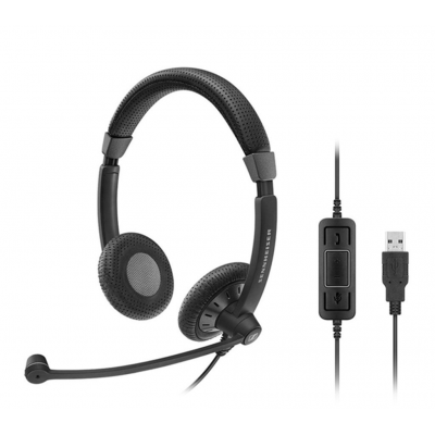 Sennheiser SC 70 USB CTRL II Usb Kablolu Mikrofonlu Ofis Kulaklığı (Bi)