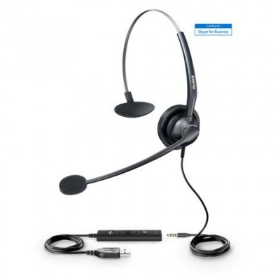Yealink UH33 Usb Kablolu Mikrofonlu Ofis Çağrı Merkezi Kulaklığı (Bi)