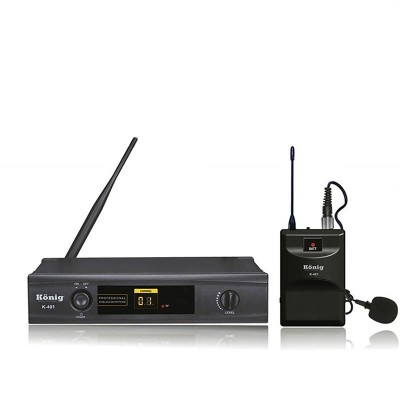 König K-401 Uhf Tek Kanal Yaka Mikrofonu