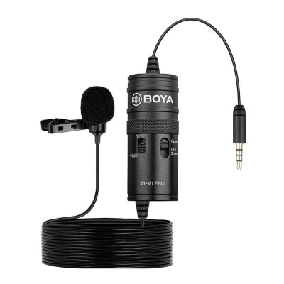 Boya BY-M1 Pro Yaka Youtuber Mikrofonu (Kamera/Telefon)
