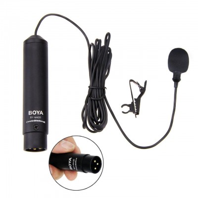 Boya BY-M4OD Çok Yönlü XLR Yaka Mikrofonu (Kamera/PC)