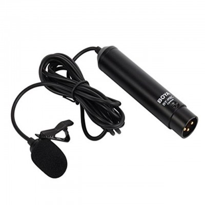 Boya BY-M8C Profesyonel Tek Yönlü XLR Yaka Mikrofonu (Kamera/PC)