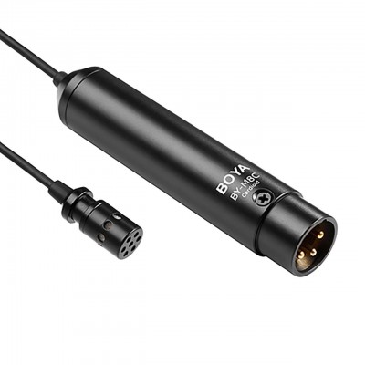 Boya BY-M8C Profesyonel Tek Yönlü XLR Yaka Mikrofonu (Kamera/PC)