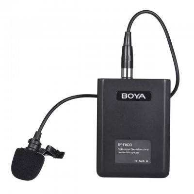 Boya BY-F8OD Çok Yönlü Akustik Vokal Yaka Mikrofon (Kamera/PC)