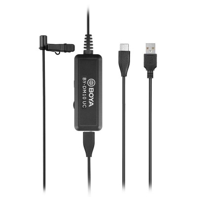 Boya BY-DM10UC PC Type-c Telefon Yaka Mikrofonu (Telefon/PC/Mac)
