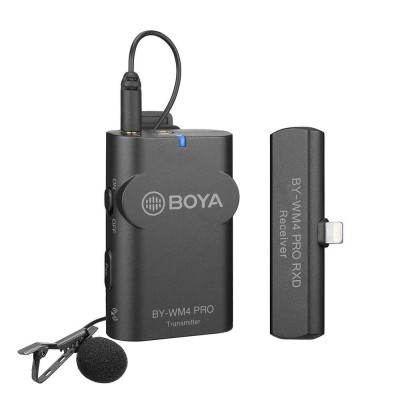 Boya BY-WM4 PRO-K3 Iphone Yaka Tipi Kablosuz Kamera Mikrofonu (Telefon/Kamera)