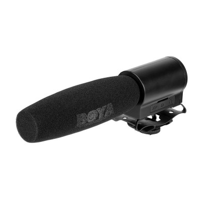Boya BY-DMR7 Condenser Shotgun Kamera Mikrofonu + Ses Kayıt Cihazı  (Kamera/PC)