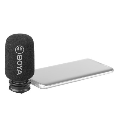 Boya BY-DM100 Condenser Telefon Mikrofonu Type-c Girişli (Telefon)