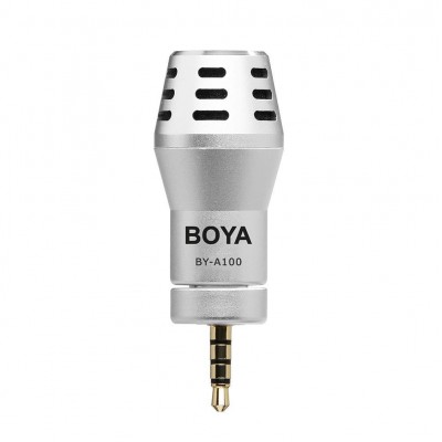 Boya BY-A100 Profesyonel Condenser Mini Telefon Mikrofonu (Telefon/PC)