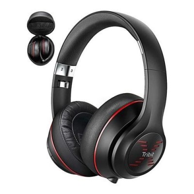 Tribit Audio X FREE TUNE Kablosuz Bluetooth Kulak Üstü Kulaklık (Kırmızı)