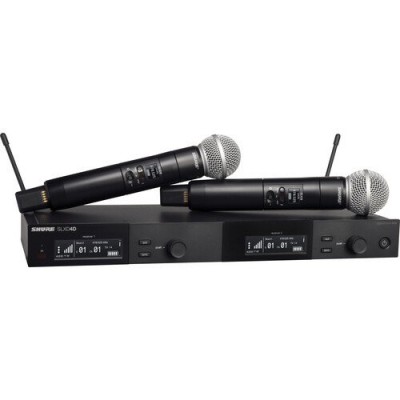 Shure SLXD24DE/SM58 2'li Kablosuz El Mikrofonu