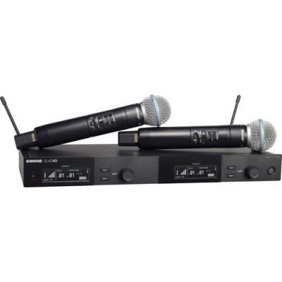 Shure SLXD24DE/B58 2'li Kablosuz El Mikrofonu