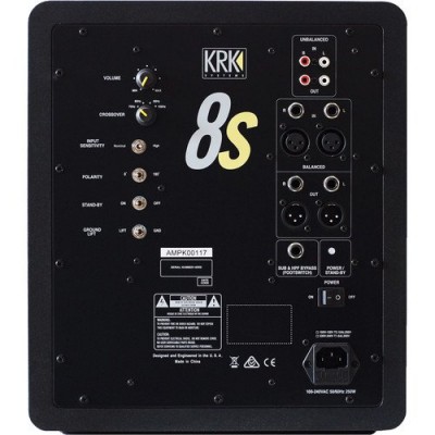 KRK 8S2 8" Aktif Stüdyo Referans Subwoofer Monitör 150 Watt