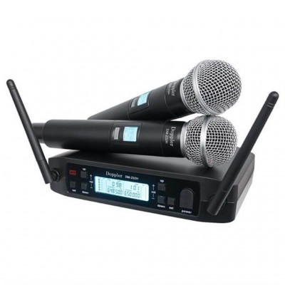 Doppler DM232H 2 li Kablosuz El Mikrofonu