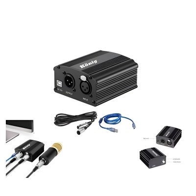 König Phantom 01 USB Phantom Power Ünitesi +48V