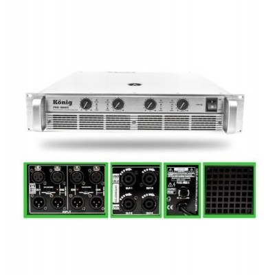 König PRO-2808 Power Amfi 4x600 Watt /4ohm