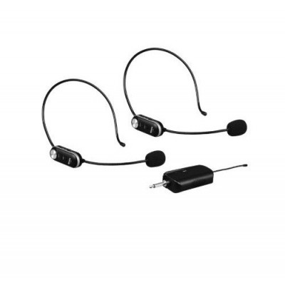 König K-506 2 li Kablosuz Headset Mikrofon 