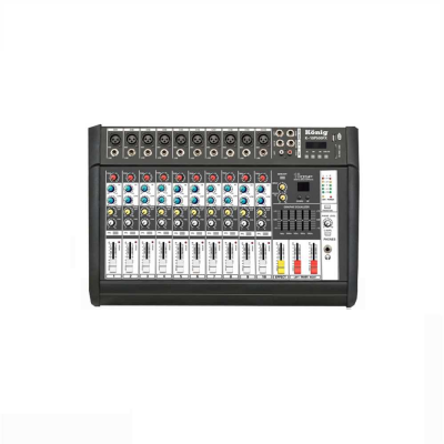 König K-10P 500FX DIAMOND 10 Kanal Power Mikser 2x250 Watt Efektli