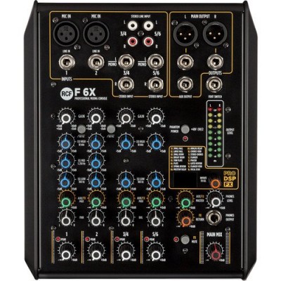RCF F6X 6 Kanal Mikser Efektli