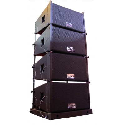 MCS LA-QUADRO-2DSP 4 x 1x10" Aktif Line Array Hoparlör Seti 2800 Watt