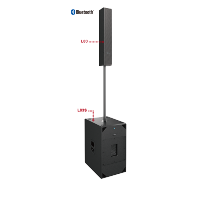 Audiocenter L83+L83S Column Line Hoparlör 2500 Watt