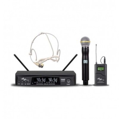 SSP Audio WM602/3H El+Kafa Kablosuz Mikrofon Seti