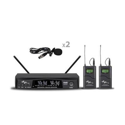 SSP Audio WM602/LL Çift Yaka Kablosuz Mikrofon Seti