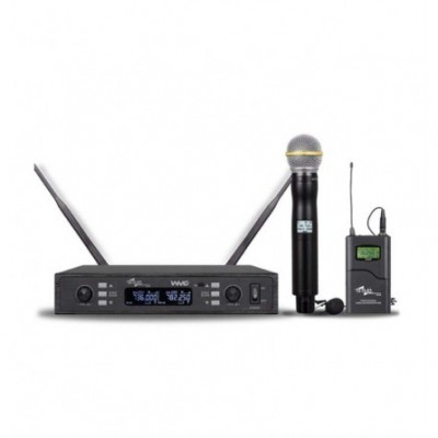 SSP Audio WM802/3L El+Yaka Kablosuz Mikrofon Seti