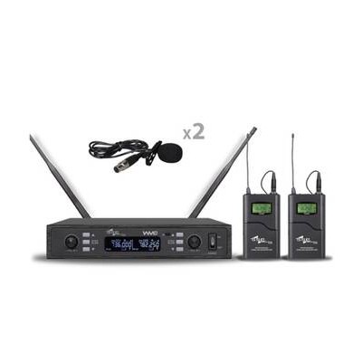 SSP Audio WM802/LL Çift Yaka Kablosuz Mikrofon Seti