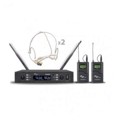 SSP Audio WM802/HH Çift Kafa Kablosuz Mikrofon Seti
